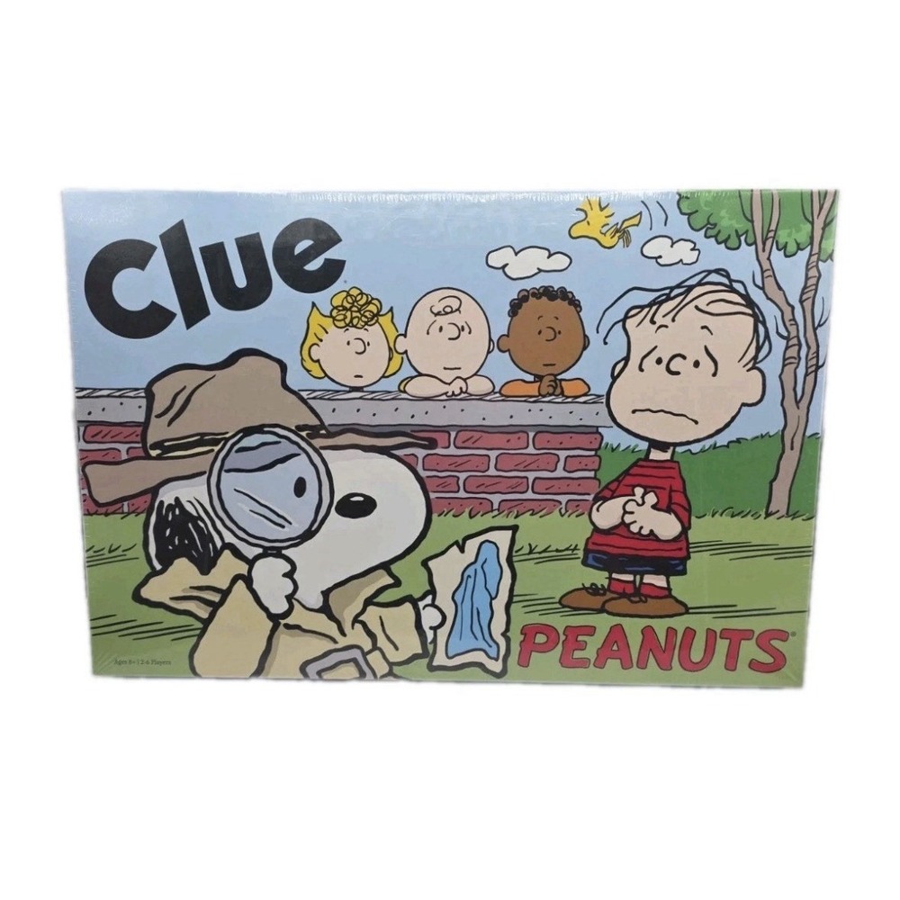 Clue Peanuts Edition Board Game USAopoly Hasbro Family Mystery Game SEALED